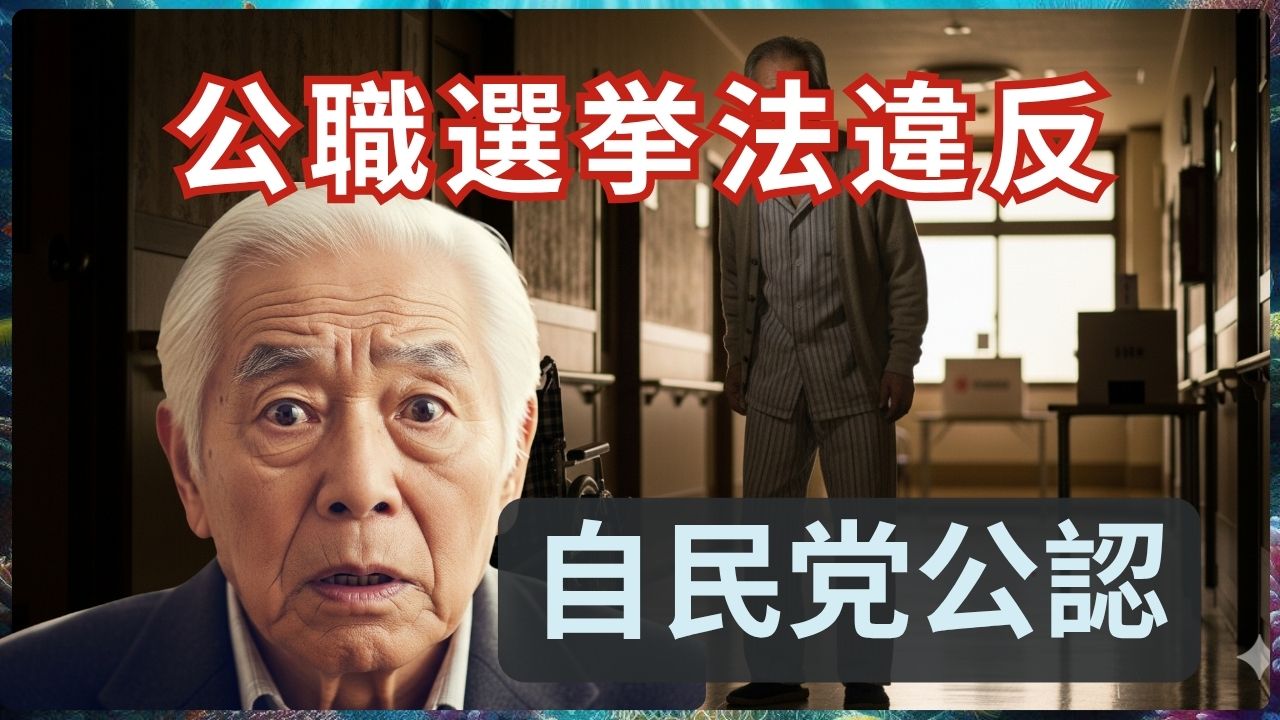 【選挙不正】老人ホーム入居者装い不在者投票