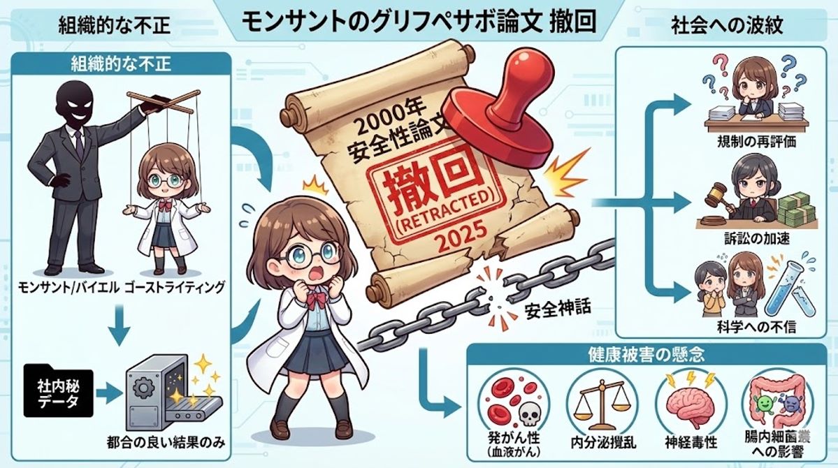 科学的信頼を揺るがすモンサントの「悪質な隠蔽工作」の全貌