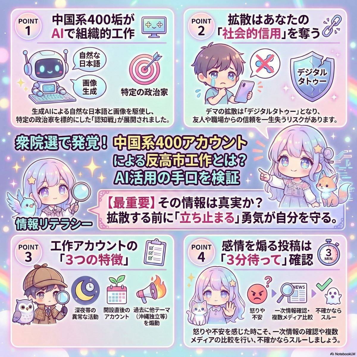 中国系400アカウントの反高市工作に関するよくある質問（FAQ）