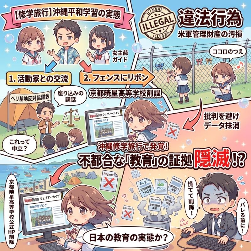 ⚠️ 辺野古沖船舶転覆事故と平和学習記録の抹消に関するFAQ