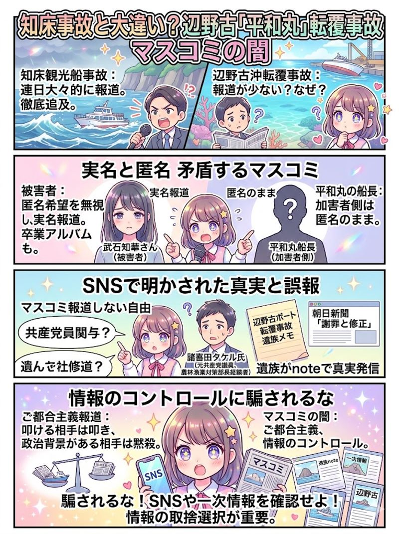 知床事故と大違い？辺野古「平和丸」転覆事故をメディアが徹底追及しない闇
