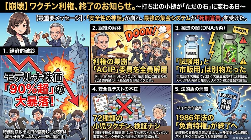 ワクチンビジネス終わりのはじまり