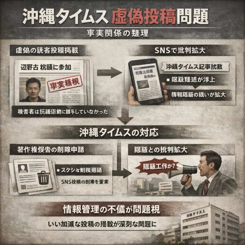 【沖縄タイムス・辺野古における虚偽投稿】のよくある質問（FAQ）