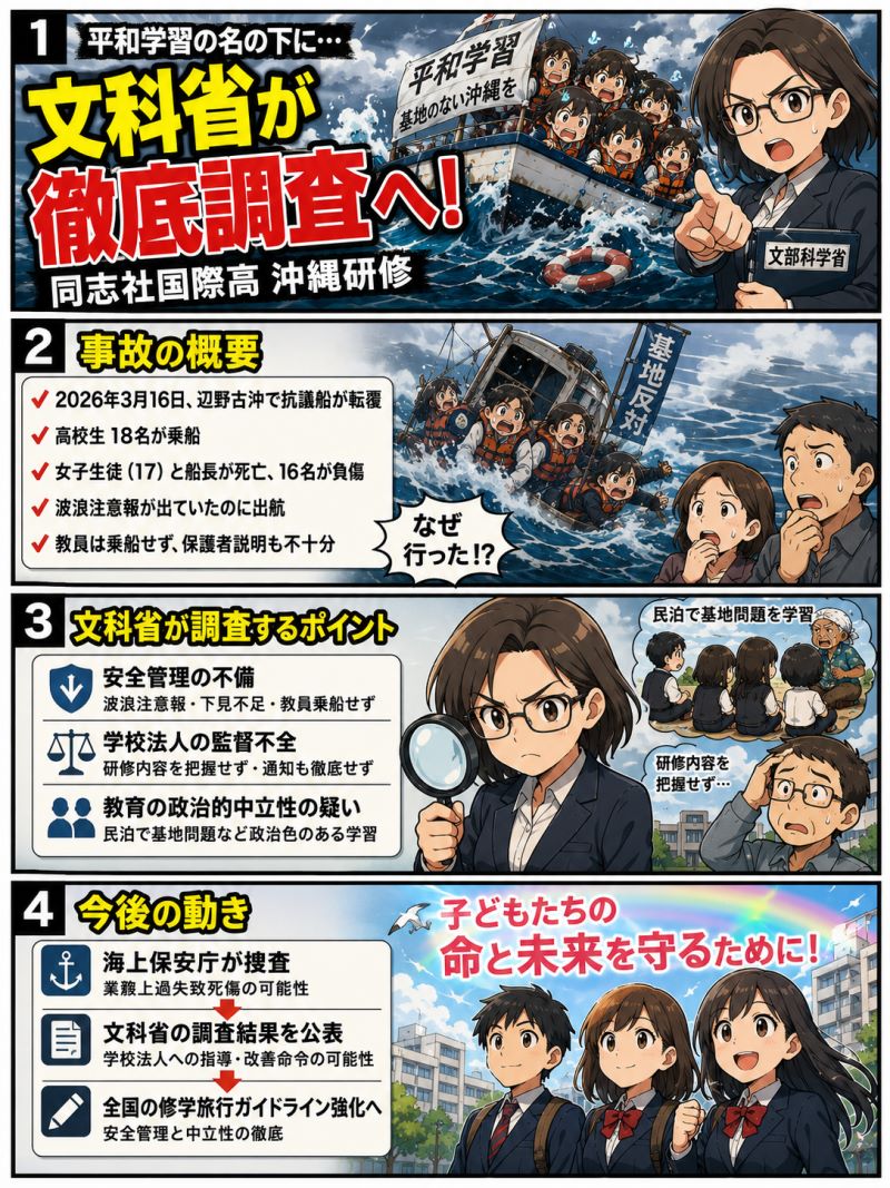 ― 平和学習の“偽善”を暴くために文科省も徹底調査へ