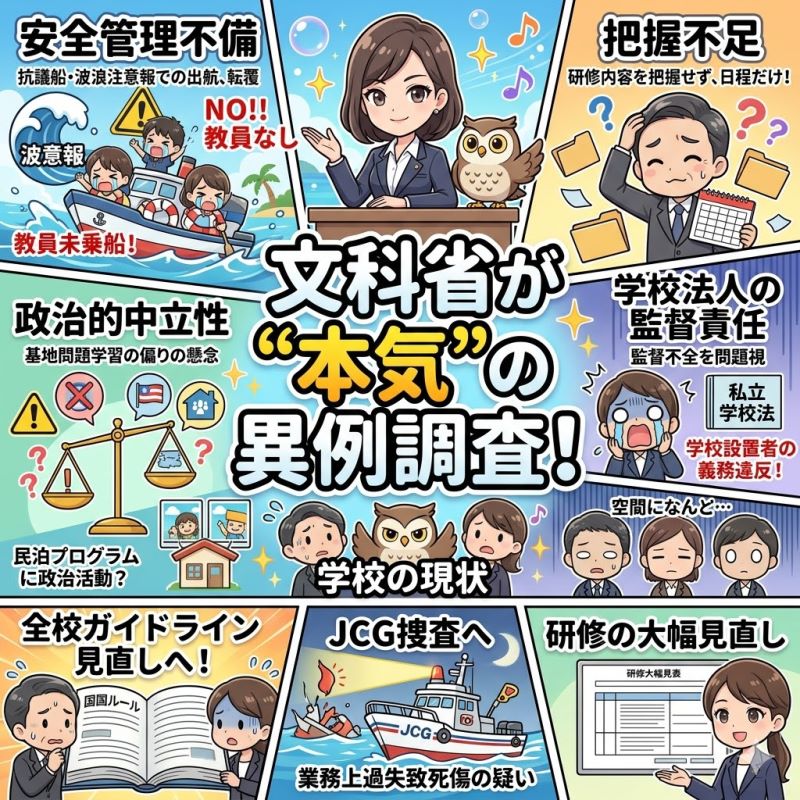 【文科省 同志社国際高 沖縄研修】のよくある質問（FAQ）