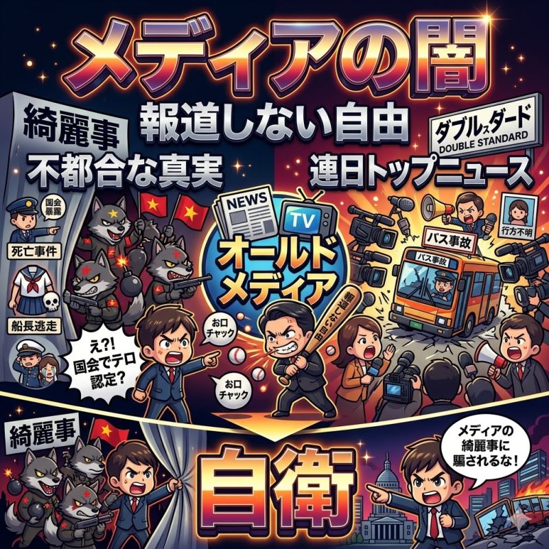 不都合な真実をダンマリするメディアの闇