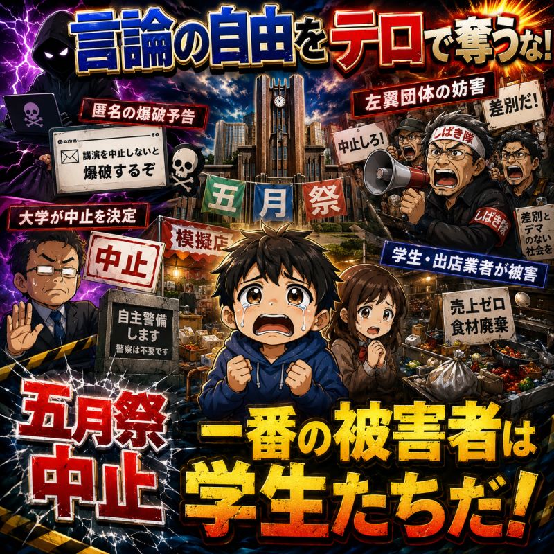 【東大五月祭中止事件】のよくある質問(FAQ)