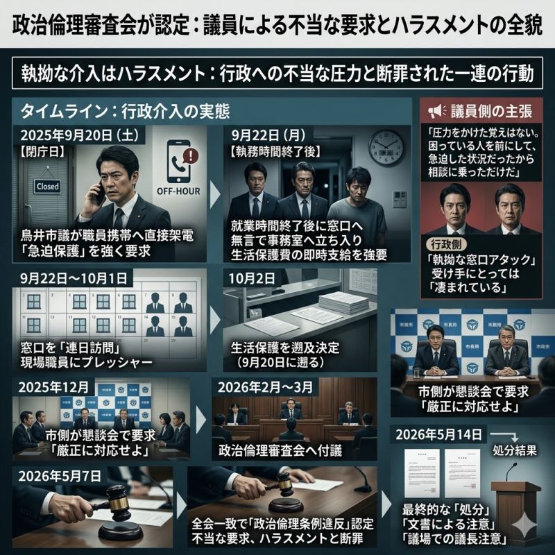 2. 時系列で見る、執拗な「窓口アタック」の全貌