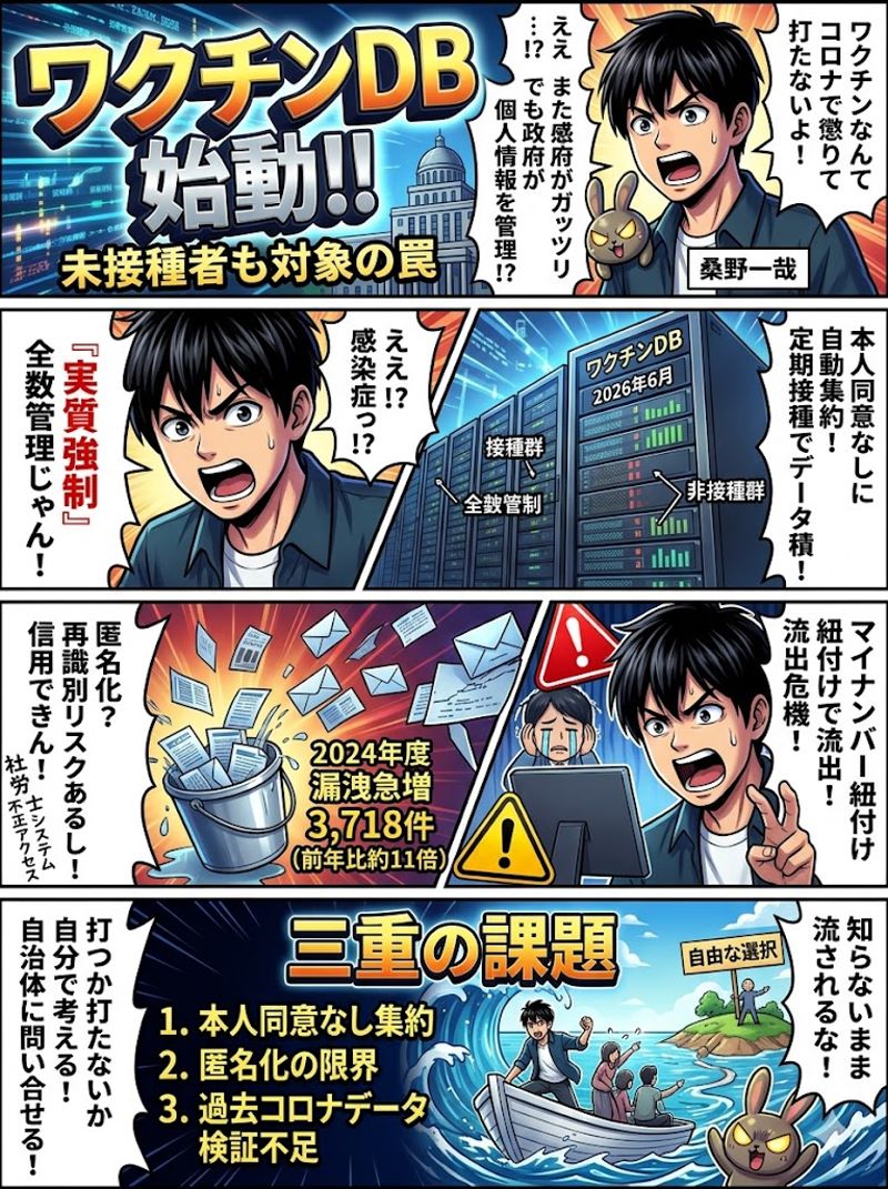 未接種者も対象となる実態とマイナンバー漏洩・再識別リスクの懸念点を徹底解説種