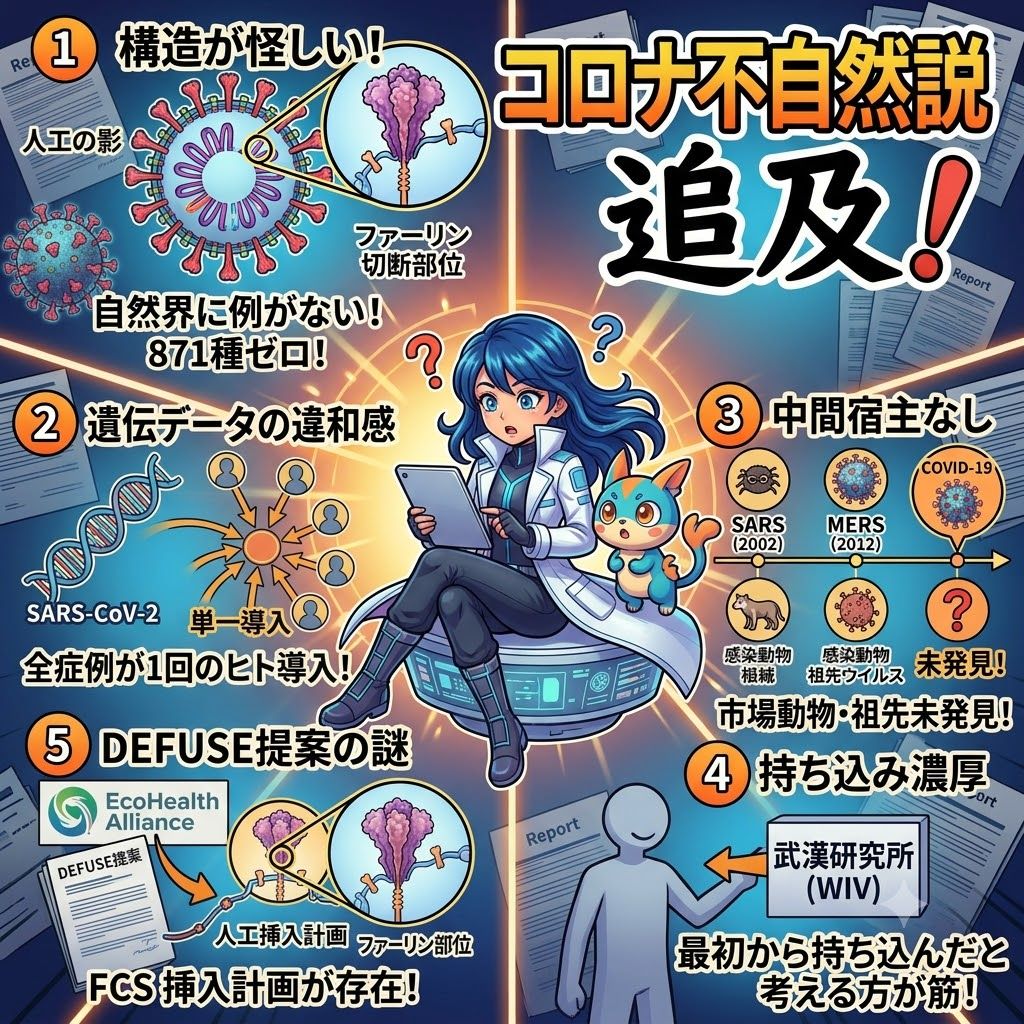 武漢ウイルス研究所の危ない研究と漏洩の影