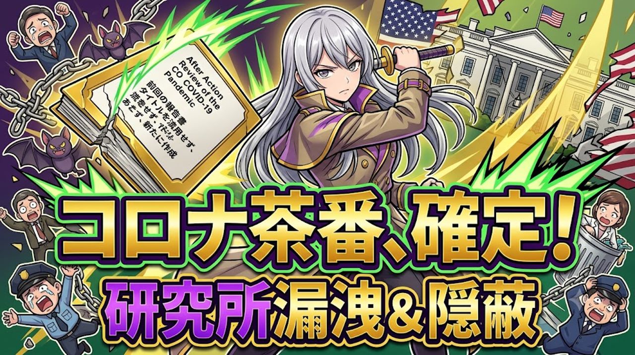 コロナは茶番！ホワイトハウスが最終発表♪