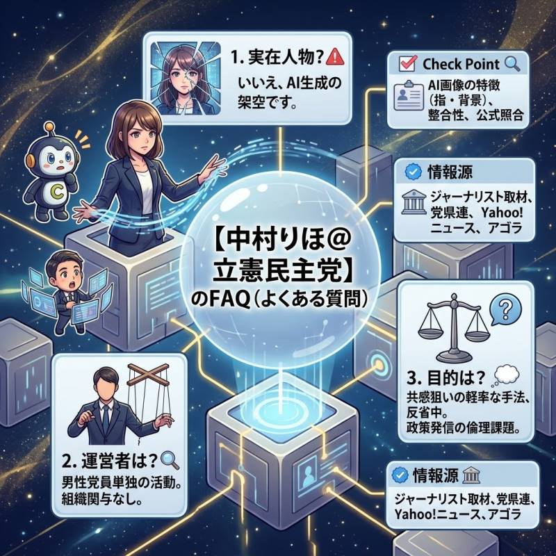 【中村りほ＠立憲民主党】のよくある質問（FAQ）
