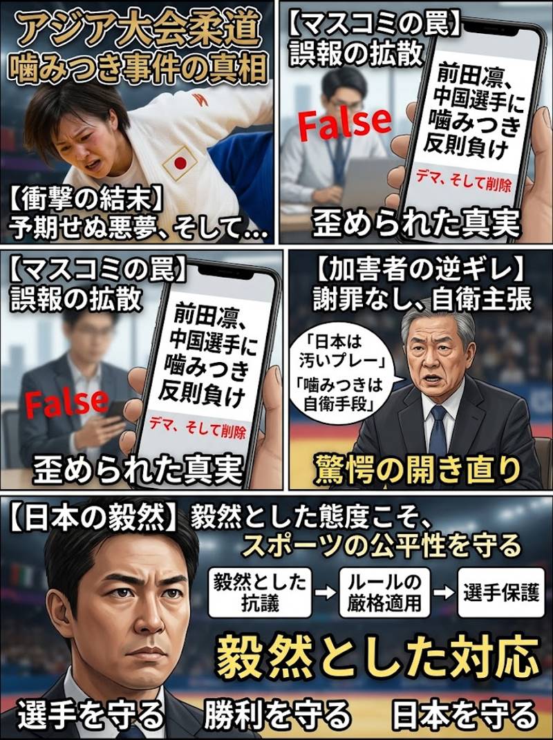 アジア大会柔道の前田凛・Yahoo!ニュースがデマを配信