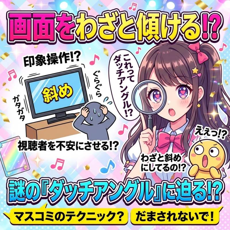 ダッチアングルとは？